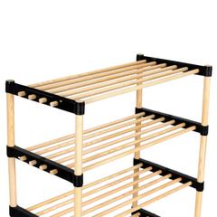 Seowood Pinewood Multi Purpose 7-Tier Modular Shelf (28 x 56 x 114 cm)