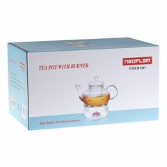 Neoflam Borosilicate Glass Coffee Pot Set W/Lid (1000 ml, 2 Pc.)