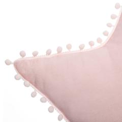 Atmosphera Polyester Star Cushion W/ Pompoms (49 x 13 x 49 cm)
