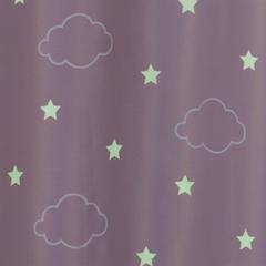 Atmosphera Polyester Glow-In-The-Dark Curtain (140 x 250 cm)