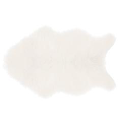 Atmosphera Acrylic & Polyester Fake Fur Carpet (90 x 59 x 1 cm)