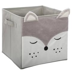 Atmosphera Velvet Fox Storage Box (30 x 29 x 29 cm)