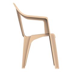 كرسي بذراعين خيزران بلاستيك كوزموبلاست (63 × 58 × 81 سم)