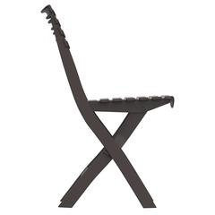 كرسي بلاستيك كوزموبلاست قابل للطي (40 × 35 × 75 سم)