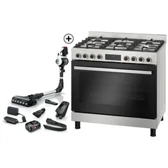 موقد غاز بوش 5 شعلات قائم بذاته HIZ5G7W50M (90 × 60 سم)