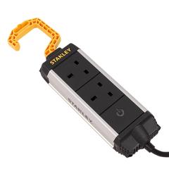 Stanley Anodised Aluminium Power Bar W/Hook (17 x  5 x 37 cm)