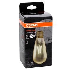 Osram Vintage Edison Dimmable LED Bulb (7 W, Warm Yellow)