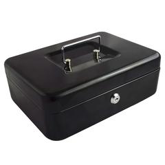 Smith & Locke Steel Cylinder Cash Box W/Key (Medium)