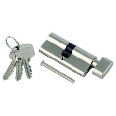 Smith & Locke Brass Thumbturn Cylinder Lock Set (70 x 33 x 17 mm)