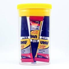 UHU Super Glue Mini Pack (1 g, 3 Pc.)