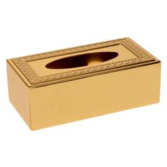 Adora Gold Plated Tissue Box (7 x 5 x 13 cm)