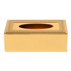 Adora Gold Plated Tissue Box (7 x 5 x 13 cm)