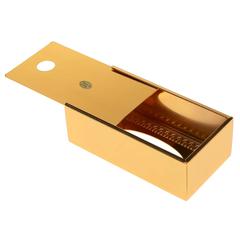 Adora Gold Plated Tissue Box (7 x 5 x 13 cm)