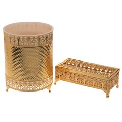Adora Gold Plated Tissue Box (23 x 23 x 30 cm)