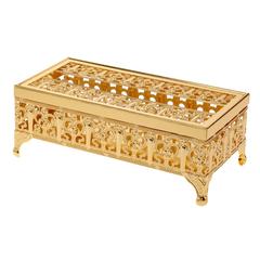 Adora Gold Plated Tissue Box (23 x 23 x 30 cm)