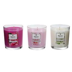 Price's Wax Scented Candle Gift Set (23 x 8 x 9 cm, 3 Pc.)