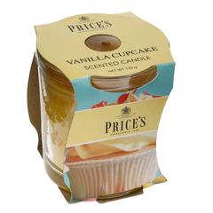 Price's Scented Glass Jar Candle (360 g, Vanilla Cupcake)