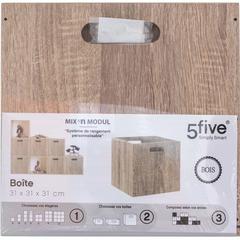 5Five Mix n' Module Wooden Storage Box (30.5 x 30.5 x 30.5 cm)