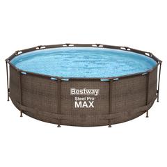 Bestway Pro Max Deluxe Steel Pool Set (366 x100 mm, 4 Pc.)