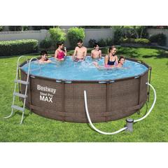 Bestway Pro Max Deluxe Steel Pool Set (366 x100 mm, 4 Pc.)