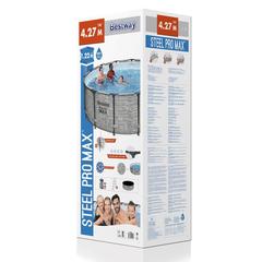 Bestway Pro Max Steel Pool Set (42.7 x 1.22 m, 4 Pc.)