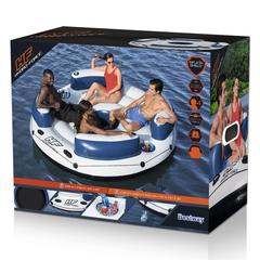 Bestway Vinyl Lazy Dayz Inflatable Island (2.56 x 2.56 m)