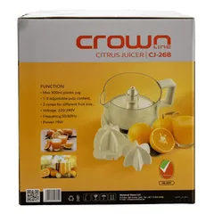 Crownline Citrus Juicer, CJ-268 (19 W, 500 ml)