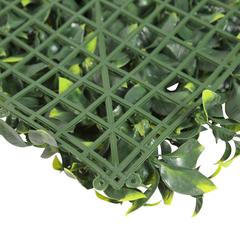 Decorative Green Leaves Square w/Large White Flowers (50 x 50 cm)