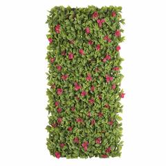 PVC Trellis W/Dark Pink Flowers (90 x 180 cm)