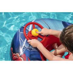 Bestway Vinyl Spiderman Inflatable Beach Boat (112 x 71 cm)