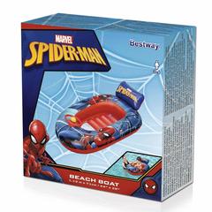 Bestway Vinyl Spiderman Inflatable Beach Boat (112 x 71 cm)