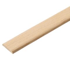 Oak D-Shape Moulding (6 x 34 x 2400 mm)