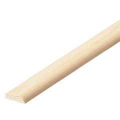 Pine D-Shape Moulding (10 x 50 x 2400 mm)