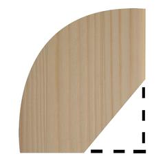 Pine Quadrant Moulding (16 x 16 x 900 mm)