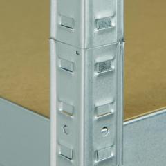 Ryle Wood & Metal 5-Tier Shelf GoodHome (180 x 90 x 40 cm)