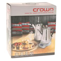 Crownline Karak Tea W/Arabic Coffee Maker, DUO-252 (800 ml)