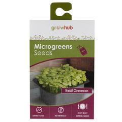 Growhub Microgreen Cinnamon Basil Seeds Pack