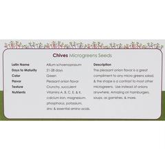 Growhub Microgreen Chives Seeds Pack