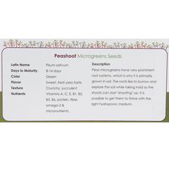 Growhub Microgreen Pea Shoot Seeds Pack