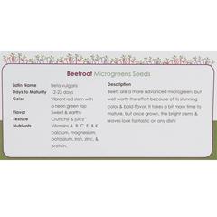Growhub Microgreen Beetroot Seeds Pack