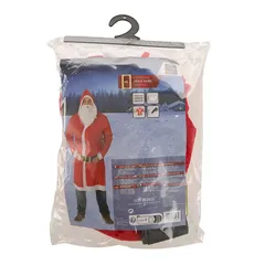 Feeric The Essentials Polyester Men's Velvet Santa Costume Set (3 Pc.)