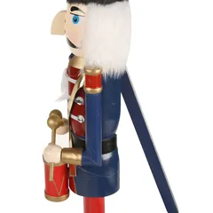 Atmosphera The Trail to The Stars Wood Nutcracker Decor (11.5 x 11 x 60.5 cm)