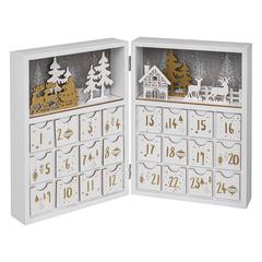 Atmosphera Lapland Back Plate Adventure Calendar (42 x 5 x 30 cm)