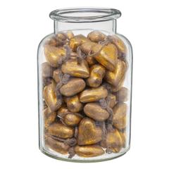 Feeric Marron Glace Wood Heart Into Jar Decor (6 x 3 x 6 cm)