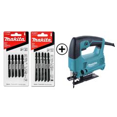 Makita MT Jigsaw (450 W) + Wood & Blades Combo