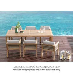 Seychelles Acacia Wood Rectangle Dining Table (220 x 100 x 73 cm)