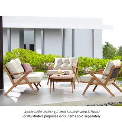 Argeles Acacia Wood Coffee Table (120 x 60 x 40 cm)