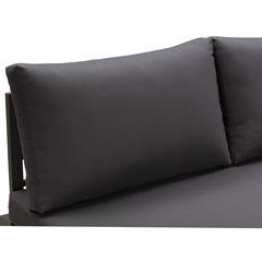 Acacia Wood Corner Sofa Set W/Cushions Newport