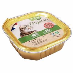 Plaisir Bio Terrine Cat Food (Beef & Vegetable, Cats, 100 g)