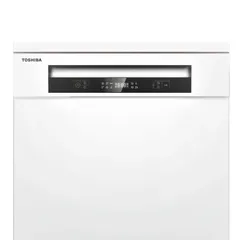 Toshiba Free Standing Dishwasher, DW14F1(W) (14 Place Settings, White)